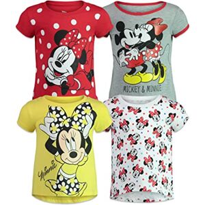 Disney Minnie Mouse Baby Girls 4 Pack Short Sleeve T-Shirts 24 Months Disney Minnie Mouse Baby Girls 4 Pack Short Sleeve T-Shirts 24 Months