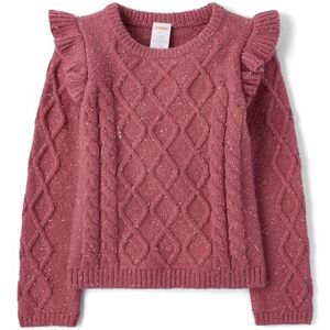 Gymboree Suéteres de Punto Trenzado de Manga Larga para niñas y niños pequeños, Apple Blossom, 4 Años Gymboree Suéteres de Punto Trenzado de Manga Larga para niñas y niños pequeños, Apple Blossom, 4 Años