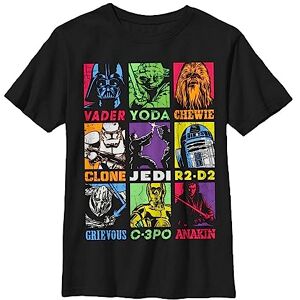 Star Wars Boys' Big Pop Art Revenge Players Graphic Tee, Black, YL Star Wars Boys' Big Pop Art Revenge Players Graphic Tee, Black, YL