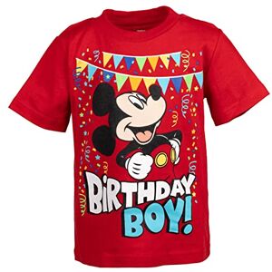 Disney Mickey Mouse Toddler Boys Graphic T-Shirt Red 4T Disney Mickey Mouse Toddler Boys Graphic T-Shirt Red 4T