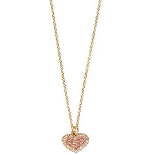 Mossimo Collar con Dije de Corazón en Acabado Dorado con Cristales Facetados de Micro Pavé color Rosa Joyería Mujer Mossimo Collar con Dije de Corazón en Acabado Dorado con Cristales Facetados de Micro Pavé color Rosa Joyería Mujer