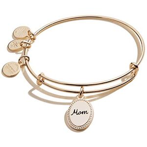 Alex and Ani Juego de Joyas para Mujer, Collar y Pulsera a Juego, I Love You Mom, Expandable, Metal, Sin Gemas. Alex and Ani Juego de Joyas para Mujer, Collar y Pulsera a Juego, I Love You Mom, Expandable, Metal, Sin Gemas.