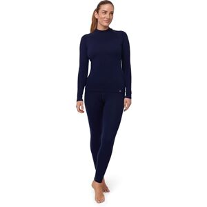 DANISH ENDURANCE Conjunto Térmico de Lana Merino para Frío Extremo, para Mujer, Azul Marino Oscuro, L DANISH ENDURANCE Conjunto Térmico de Lana Merino para Frío Extremo, para Mujer, Azul Marino Oscuro, L