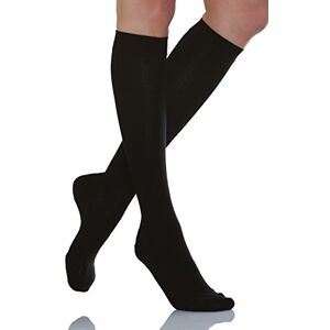 Relaxsan 920-new (Negro 6/XXL) Calcetines hasta la rodilla contenitivo compresión graduada 20-30 mmHg algodón Unisex Relaxsan 920-new (Negro 6/XXL) Calcetines hasta la rodilla contenitivo compresión graduada 20-30 mmHg algodón Unisex