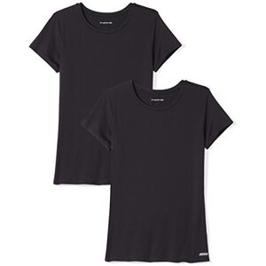 Amazon Essentials Tech Camiseta elástica de manga corta con cuello redondo para mujer (disponible en tallas grandes), paquete de 2, color negro, talla XXG Amazon Essentials Tech Camiseta elástica de manga corta con cuello redondo para mujer (disponible en tallas grandes), paquete de 2, color negro, talla XXG