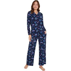 Disney Stitch Pijama Largo para Mujer, Pijama de Invierno, Suave y cómodo, Regalo para Mujeres y Adolescentes, Azul Stitch, M Disney Stitch Pijama Largo para Mujer, Pijama de Invierno, Suave y cómodo, Regalo para Mujeres y Adolescentes, Azul Stitch, M