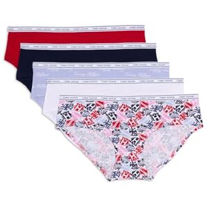 Tommy Hilfiger Ropa Interior clásica de algodón Hipster para Mujer, con Cintura con Logotipo, Paquete de 5, Elementos de Tatuaje Blanco Brillante/Blanco Brillante/Azul brunerra TH caligrafía/Gris Tommy Hilfiger Ropa Interior clásica de algodón Hipster para Mujer, con Cintura con Logotipo, Paquete de 5, Elementos de Tatuaje Blanco Brillante/Blanco Brillante/Azul brunerra TH caligrafía/Gris