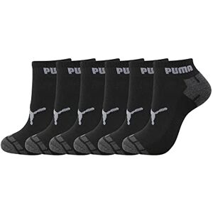PUMA Men's 6-Pack Quarter Crew Socks, Charcoal, 10-13 US PUMA Men's 6-Pack Quarter Crew Socks, Charcoal, 10-13 US