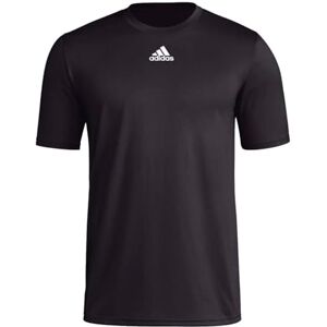 Adidas Pregame BOS playera de manga corta para hombre, Negro-blanco, XX-Large Adidas Pregame BOS playera de manga corta para hombre, Negro-blanco, XX-Large