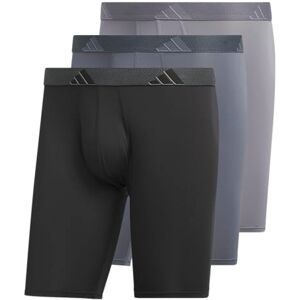 Adidas Performance Paquete de 3 Calzoncillos Largos para Hombre, Paquete de 3 Calzoncillos Tipo Calzones para Hombre, Negro/Gris Onix/Gris/Microfibra, XX-Large Adidas Performance Paquete de 3 Calzoncillos Largos para Hombre, Paquete de 3 Calzoncillos Tipo Calzones para Hombre, Negro/Gris Onix/Gris/Microfibra, XX-Large