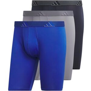 Adidas Performance Paquete de 3 Calzoncillos Largos para Hombre, Paquete de 3 Calzoncillos Tipo Calzones para Hombre, Team Royal Blue/Grey/Legend Ink Blue/Microfiber, Small Adidas Performance Paquete de 3 Calzoncillos Largos para Hombre, Paquete de 3 Calzoncillos Tipo Calzones para Hombre, Team Royal Blue/Grey/Legend Ink Blue/Microfiber, Small