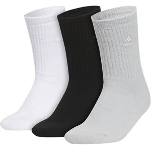 Adidas Calcetines acolchados súper suaves y cómodos para hombre (3 pares), negro, blanco, gris (White/Black/Clear Onix Grey), M Adidas Calcetines acolchados súper suaves y cómodos para hombre (3 pares), negro, blanco, gris (White/Black/Clear Onix Grey), M