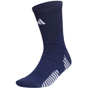 Adidas Calcetines unisex de baloncesto para adultos (1 par), Azul Marino/Blanco/2, Large Adidas Calcetines unisex de baloncesto para adultos (1 par), Azul Marino/Blanco/2, Large