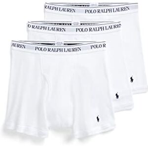 POLO RALPH LAUREN Calzoncillos Tipo Calzones de algodón de Ajuste clásico, para Hombre, pantalón Corto y Pierna Larga, Paquete de 3, Blanco/Cruise Navy Paquete de 3, 3XG POLO RALPH LAUREN Calzoncillos Tipo Calzones de algodón de Ajuste clásico, para Hombre, pantalón Corto y Pierna Larga, Paquete de 3, Blanco/Cruise Navy Paquete de 3, 3XG