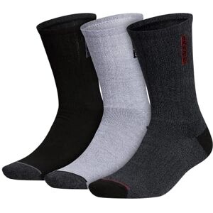 Adidas Calcetines acolchados clásicos para hombre (3 pares), talla L, Negro/Onix Gris/Victory Crimson Purple, Large Adidas Calcetines acolchados clásicos para hombre (3 pares), talla L, Negro/Onix Gris/Victory Crimson Purple, Large