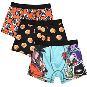 Bioworld Dragon Ball Z Juego de 3 calzoncillos tipo calzones para hombre, Negro, X-Large Bioworld Dragon Ball Z Juego de 3 calzoncillos tipo calzones para hombre, Negro, X-Large