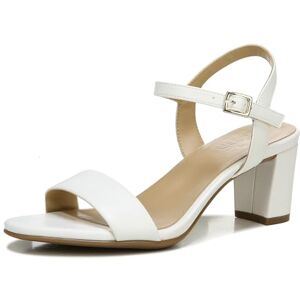 Naturalizer Bristol Sandalias de vestir para mujer, Blanco, 8 Wide Naturalizer Bristol Sandalias de vestir para mujer, Blanco, 8 Wide