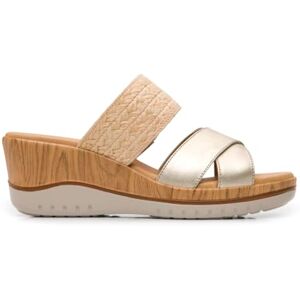 Flexi Sandalia Casual de Plataforma para Dama 113324 (Dorado-23) Flexi Sandalia Casual de Plataforma para Dama 113324 (Dorado-23)