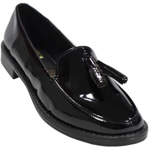LEON Mocasin Casual Mujer Negro Charol 20225C LEON Mocasin Casual Mujer Negro Charol 20225C