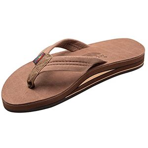Rainbow Sandals Cuero de lujo para hombre, Sandalias – Soporte de arco de doble capa con correa de 2,54 cm, Madera Nogales, 11-12 Rainbow Sandals Cuero de lujo para hombre, Sandalias – Soporte de arco de doble capa con correa de 2,54 cm, Madera Nogales, 11-12