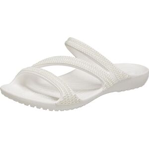 Crocs Kadee II Sandalias de tiras para mujer, Diamante Blanco, 27.0 cm Crocs Kadee II Sandalias de tiras para mujer, Diamante Blanco, 27.0 cm