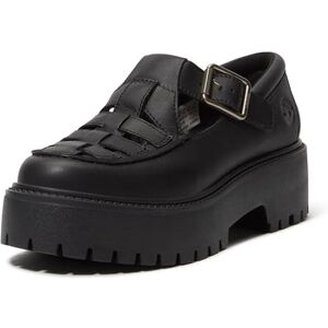 Timberland Stone Street Platform Zapato con Hebilla para Mujer, Negro Grano Entero, 27 Timberland Stone Street Platform Zapato con Hebilla para Mujer, Negro Grano Entero, 27