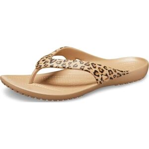 Crocs Kadee II Leopard Chanclas de Verano Casual para Mujer, Leopardo/Dorado, 8 US Crocs Kadee II Leopard Chanclas de Verano Casual para Mujer, Leopardo/Dorado, 8 US