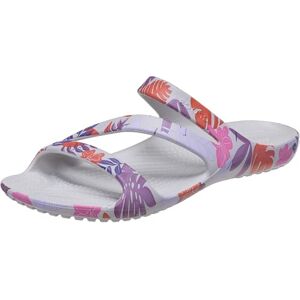 Crocs Kadee II Sandalias de tiras para mujer, Tropical Pearl White, 25.0 cm Crocs Kadee II Sandalias de tiras para mujer, Tropical Pearl White, 25.0 cm