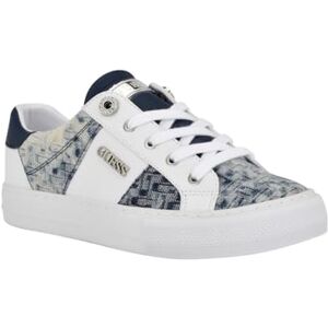 GUESS Loven para Mujer, Azul con Blanco, Talla 28.00 GUESS Loven para Mujer, Azul con Blanco, Talla 28.00
