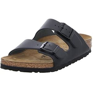Birkenstock Sandalia Arizona de Piel para Mujer, Color Black/Negro, Plantilla de Ante y Corcho, Talla 37EUR/240mm. Birkenstock Sandalia Arizona de Piel para Mujer, Color Black/Negro, Plantilla de Ante y Corcho, Talla 37EUR/240mm.