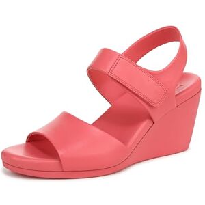 Naturalizer Imani Sandalias de cuña para mujer, Sunset Coral piel, 22.5 cm Naturalizer Imani Sandalias de cuña para mujer, Sunset Coral piel, 22.5 cm