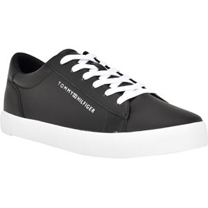 Tommy Hilfiger Ribby Tenis para Hombre, Negro/Blanco, 28.5 cm Tommy Hilfiger Ribby Tenis para Hombre, Negro/Blanco, 28.5 cm