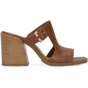 QUIRELLI Sandalia de Tacón de Piel Formal Para Dama Antiderrapante 302601 (Marrón-23) QUIRELLI Sandalia de Tacón de Piel Formal Para Dama Antiderrapante 302601 (Marrón-23)