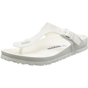 Birkenstock Sandalia Gizeh de EVA para Mujer, Color White/Blanco, Plantilla de EVA, Talla 36EUR/230mm. Birkenstock Sandalia Gizeh de EVA para Mujer, Color White/Blanco, Plantilla de EVA, Talla 36EUR/230mm.