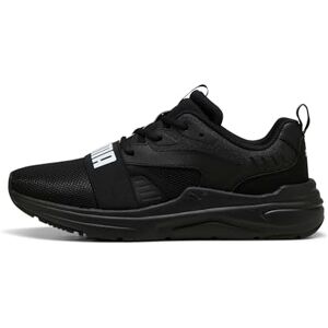 PUMA , Tenis Casuales SOFTRIDE Wired 2, Unisex, Negro y Blanco, Talla 26 PUMA , Tenis Casuales SOFTRIDE Wired 2, Unisex, Negro y Blanco, Talla 26