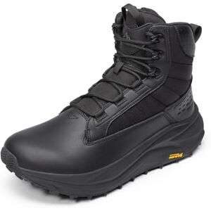 NORTIV 8 Botas Tácticas para Hombre de Cuero con Puntera Ancha Cremallera Lateral Suela Baja para Senderismo Combate y Moto,Size 27.5 cm,Negro,SNMT25001M NORTIV 8 Botas Tácticas para Hombre de Cuero con Puntera Ancha Cremallera Lateral Suela Baja para Senderismo Combate y Moto,Size 27.5 cm,Negro,SNMT25001M