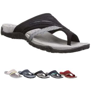 KEYULI Toe Ring Sandals Orthopedic Mesh Slide Sandals Arch Support Platform Slippers Wide Fitting Sandal for Women (23 cm,Black) KEYULI Toe Ring Sandals Orthopedic Mesh Slide Sandals Arch Support Platform Slippers Wide Fitting Sandal for Women (23 cm,Black)