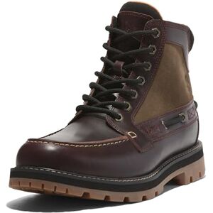 Timberland Britton Road Botas de moda impermeables con cordones para hombre, Borgoña de grano completo, 26 Timberland Britton Road Botas de moda impermeables con cordones para hombre, Borgoña de grano completo, 26
