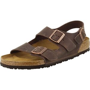 Birkenstock Sandalias Arizona Piel Grasa Color Café Habana Para Mujer, Doble Hebilla Ajustable Con Plantilla De Corcho Birkenstock Sandalias Arizona Piel Grasa Color Café Habana Para Mujer, Doble Hebilla Ajustable Con Plantilla De Corcho