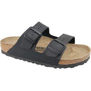 Birkenstock Sandalia Arizona de Birko-Flor (Fieltro Sintético) color Negro Black, con platilla de corcho, talla 38EUR/245mm Birkenstock Sandalia Arizona de Birko-Flor (Fieltro Sintético) color Negro Black, con platilla de corcho, talla 38EUR/245mm