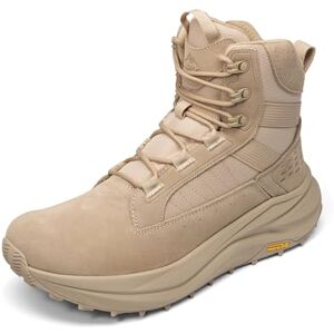 NORTIV 8 Botas Tácticas para Hombre de Cuero con Puntera Ancha Cremallera Lateral Suela Baja para Senderismo Combate y Moto,Size 28.0 cm,Arena,SNMT25001M NORTIV 8 Botas Tácticas para Hombre de Cuero con Puntera Ancha Cremallera Lateral Suela Baja para Senderismo Combate y Moto,Size 28.0 cm,Arena,SNMT25001M
