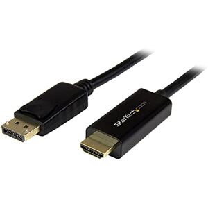 StarTech .com DisplayPort to HDMI Adapter Cable 3 m (10 ft.) DP to HDMI Adapter, Black (DP2HDMM3MB) StarTech .com DisplayPort to HDMI Adapter Cable 3 m (10 ft.) DP to HDMI Adapter, Black (DP2HDMM3MB)