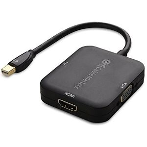 Cable Matters Adaptador Mini DisplayPort a HDMI con adaptador VGA y DVI 3 en 1 en negro Compatible con Thunderbolt y Thunderbolt 2 puertos Compatible con resolución 4K a través de HDMI Cable Matters Adaptador Mini DisplayPort a HDMI con adaptador VGA y DVI 3 en 1 en negro Compatible con Thunderbolt y Thunderbolt 2 puertos Compatible con resolución 4K a través de HDMI