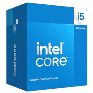 Intel Core i5-14400F Procesador de sobremesa 10 núcleos (6 núcleos P + 4 núcleos electrónicos) hasta 4,7 GHz Intel Core i5-14400F Procesador de sobremesa 10 núcleos (6 núcleos P + 4 núcleos electrónicos) hasta 4,7 GHz