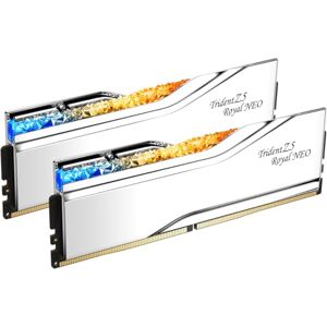 G.SKILL Trident Z5 Royal Neo Series (AMD Expo) DDR5 RAM de 96 GB (2X 48 GB) 6000MT/s CL28-36-36-96 1.35V Memoria de computadora de computadora U-DIMM -Plata (F5-6000J2836F48GX2-TR5NS) G.SKILL Trident Z5 Royal Neo Series (AMD Expo) DDR5 RAM de 96 GB (2X 48 GB) 6000MT/s CL28-36-36-96 1.35V Memoria de computadora de computadora U-DIMM -Plata (F5-6000J2836F48GX2-TR5NS)