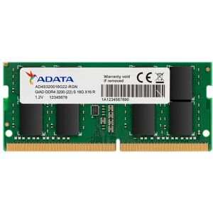 ADATA DDR4 16GB 3200MHz SO-DIMM CL22 ADATA DDR4 16GB 3200MHz SO-DIMM CL22