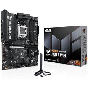 Asus TUF Gaming B850-E WiFi AMD AM5 B850 ATX Placa Base, DDR5, PCIe 5.0 Ready, M.2 Ranuras x3, Wi-Fi 6E, 2.5Gb Ethernet, DisplayPort, HDMI, USB 20Gbps Tipo C, USB 10Gbps Tipo C, BIOS Flashback Asus TUF Gaming B850-E WiFi AMD AM5 B850 ATX Placa Base, DDR5, PCIe 5.0 Ready, M.2 Ranuras x3, Wi-Fi 6E, 2.5Gb Ethernet, DisplayPort, HDMI, USB 20Gbps Tipo C, USB 10Gbps Tipo C, BIOS Flashback