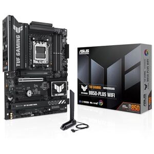 Asus Tarjeta Madre TUF Gaming B850-PLUS WiFi ATX AM5 para AMD Ryzeb, DDR5, PCIe 5.0, Wi-Fi 7, Lista para IA Asus Tarjeta Madre TUF Gaming B850-PLUS WiFi ATX AM5 para AMD Ryzeb, DDR5, PCIe 5.0, Wi-Fi 7, Lista para IA
