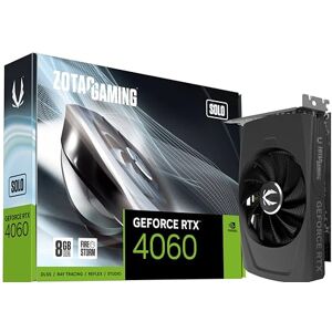 ZOTAC Gaming GeForce RTX 4060 8GB Solo DLSS 3 8GB GDDR6 128-bit 17 Gbps PCIE 4.0 Super Compact Tarjeta gráfica para Juegos, ZT-D40600G-10L ZOTAC Gaming GeForce RTX 4060 8GB Solo DLSS 3 8GB GDDR6 128-bit 17 Gbps PCIE 4.0 Super Compact Tarjeta gráfica para Juegos, ZT-D40600G-10L