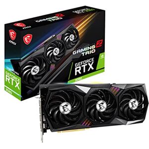 MSI Tarjeta de Video NVIDIA GeForce RTX 3080 Gaming Z Trio 12G LHR 12GB GDDR6X 384 bits 19 Gbps PCI Express Gen 4 MSI Tarjeta de Video NVIDIA GeForce RTX 3080 Gaming Z Trio 12G LHR 12GB GDDR6X 384 bits 19 Gbps PCI Express Gen 4